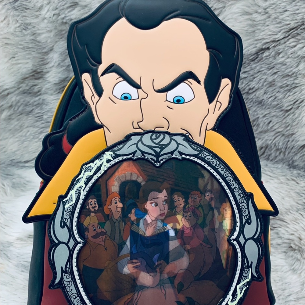 Loungefly Disney Villains Scenes Series Gaston Mini Backpack